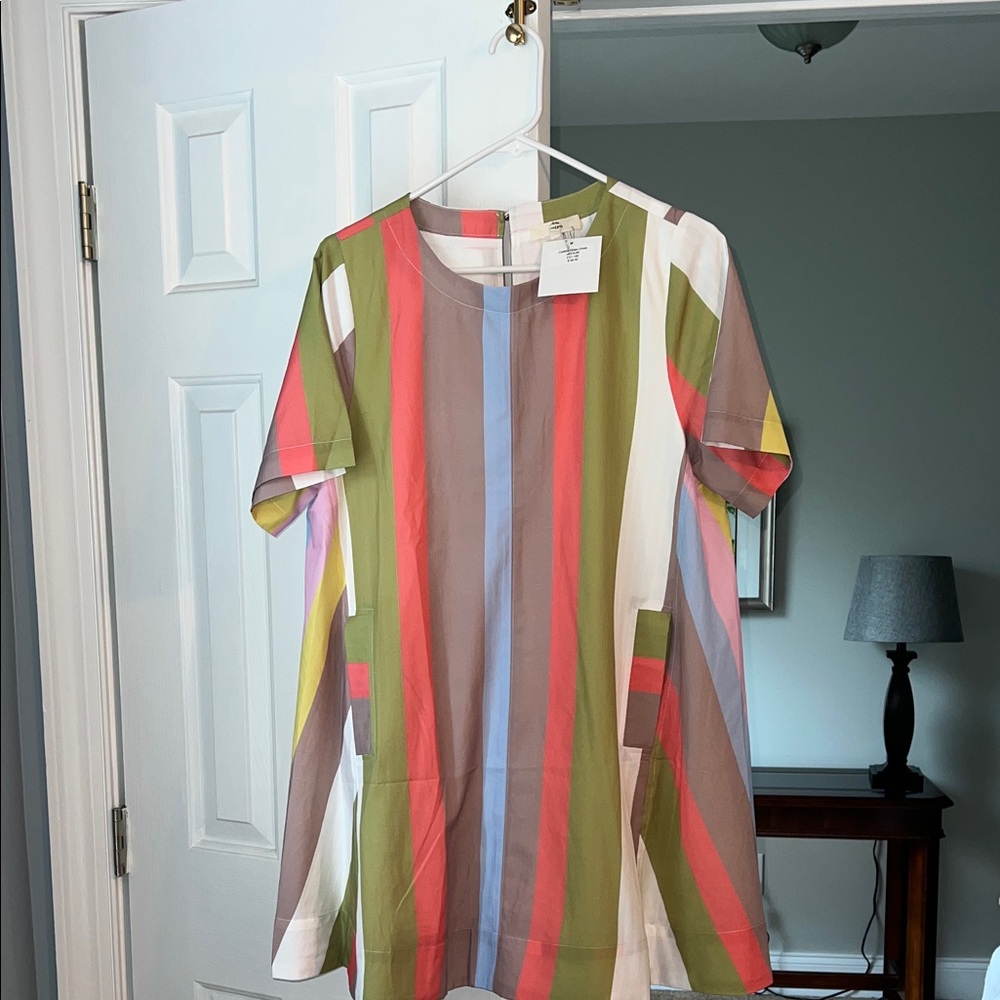 Entro Multicolor Striped Dress